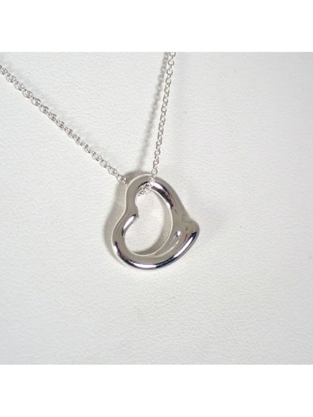Tiffany & Co 925 Open Heart Pendant